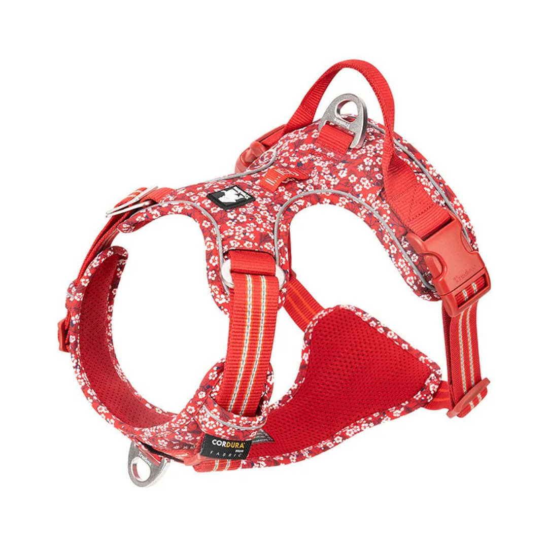 Truelove - Anti-Trek Reflecterend Hondenharnas met Bloemenpatroon (2025)